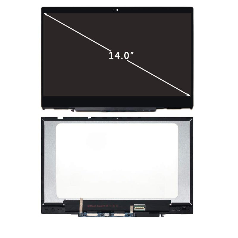 FirstLCD استبدال شاشة اللمس LCD FIRSTLCD لجهاز HP Pavilion X360 14-CD 14M-CD 14T-CD 14M-CD0003DX 14M-CD0001DX 14M-CD0005DX 14M-CD0006DX L20554-001 L20551-001 L18192-001 L20552-001 L20555-001 تجميع FHD - Image 1